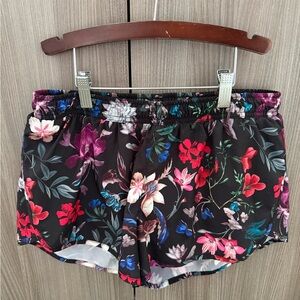 Old Navy Active Black Floral Shorts
